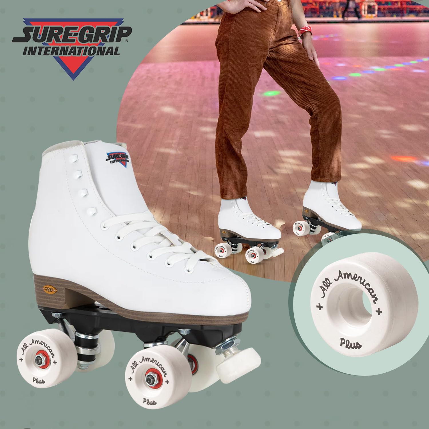 Amazon | Sure-Grip All American Plus Wheels - インドアローラー
